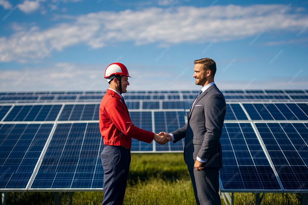 engineers-technicians-inspecting-maintaining-solar-panels-renewable-energy-projects_1267867-9637