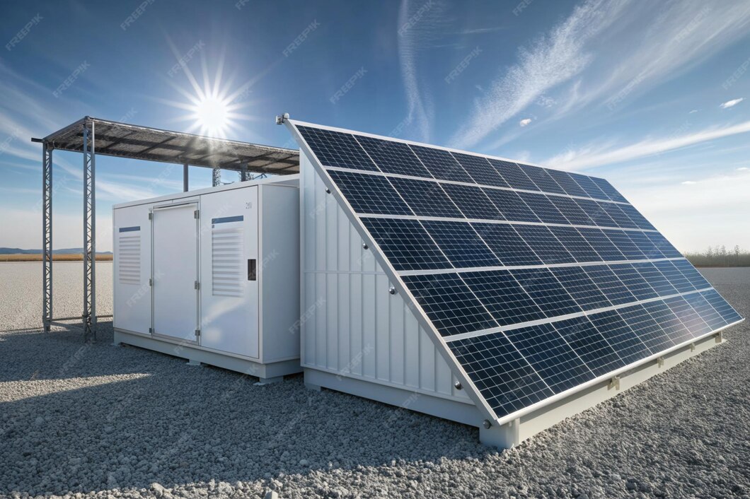 solar-container-unit-3d-rendering-concept-white-industrial-battery-energy-storage-container-with-mounted-black-solar-panels-situat